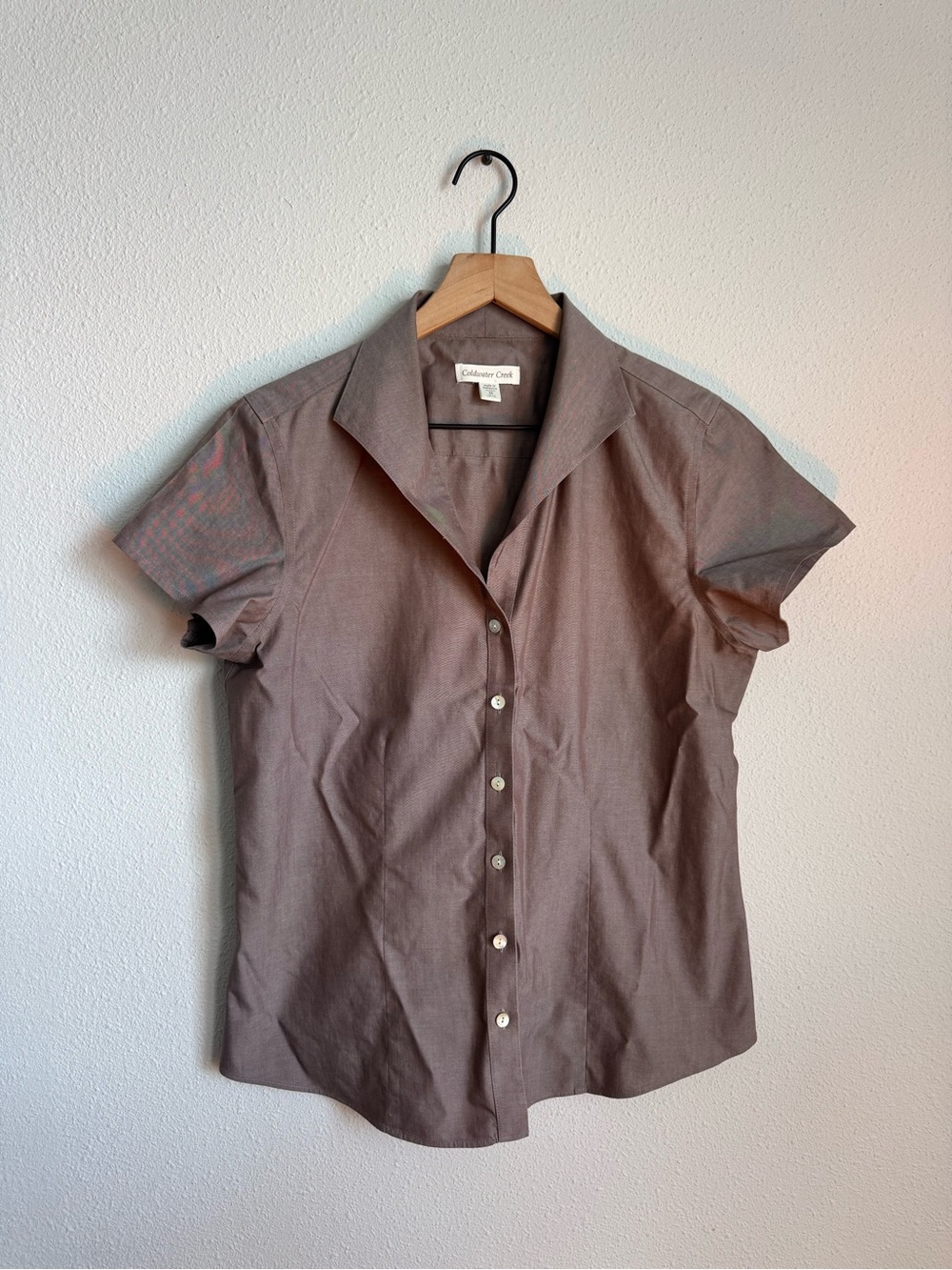 Cotton Button Down Blouse